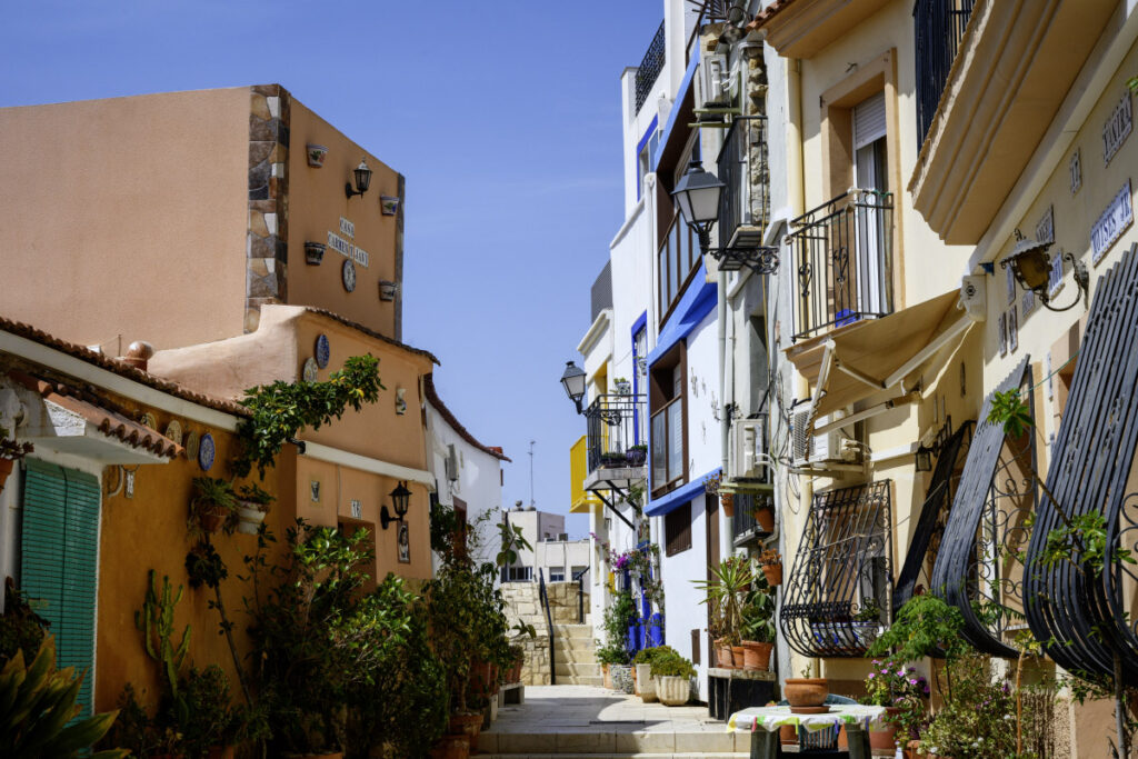Barrio Santa Cruz i Alicante