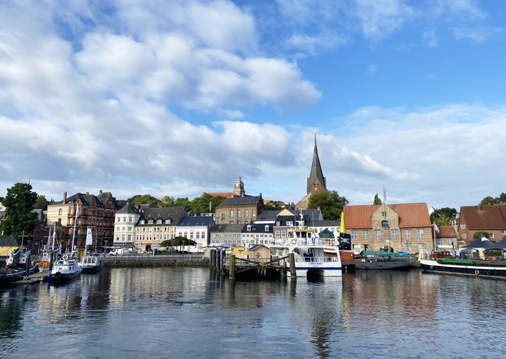 Flensburg sett fra havnen