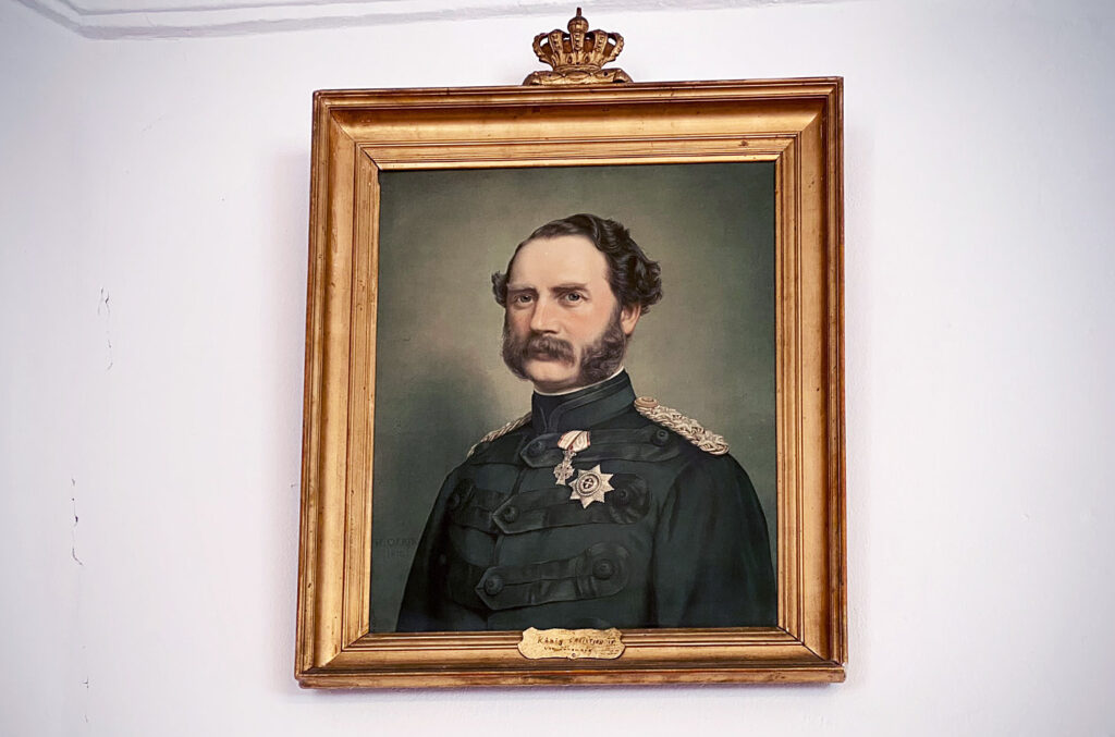 portrett av kong Christian den niende