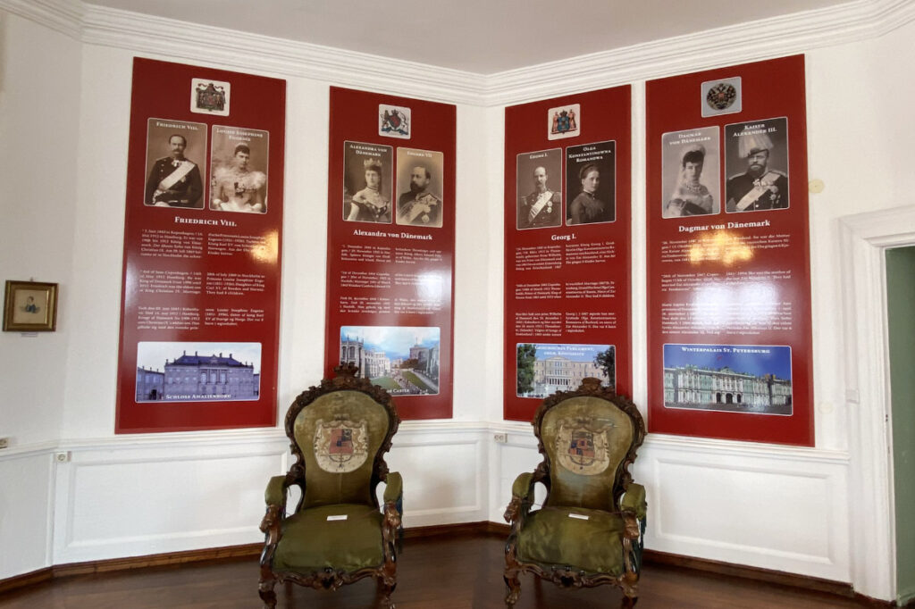 Slektstre på Glucksburg slott