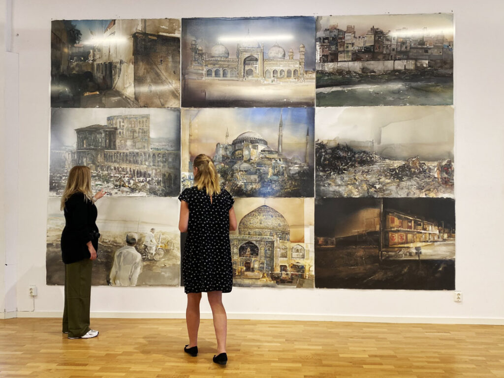 Jentetur til Varmland på museum i Karlstad