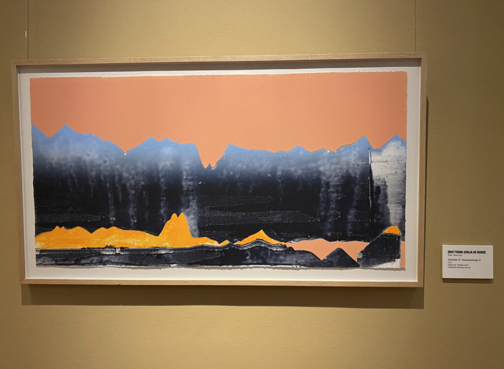 Dronning Sonjas maleri henger på Värmlands Museum