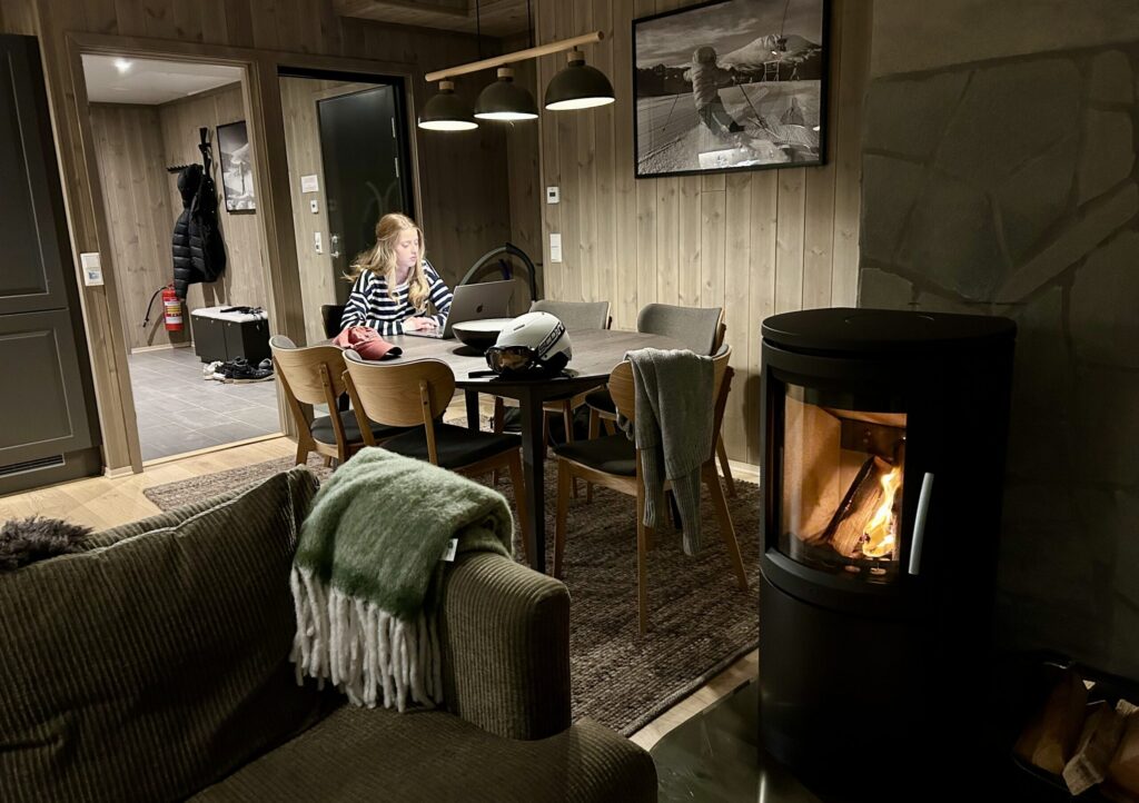 Gausta Lodge interiør hytte